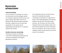 Renovatie schoorsteen