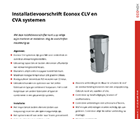 CLV CVA rookgasafvoer systemen