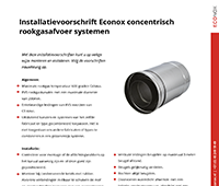 Concentrische rookgasafvoer systemen