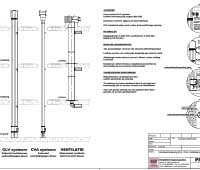 Cad tekening Alfa Compact schoorsteen