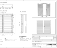 Productblad Roosterdeur