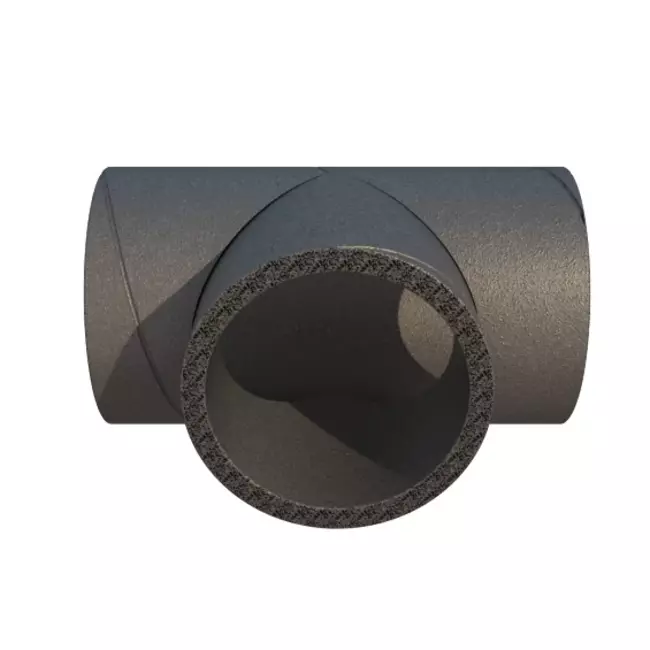 Pièce en T Ubbink Aerfoam 90 degrés 160 mm