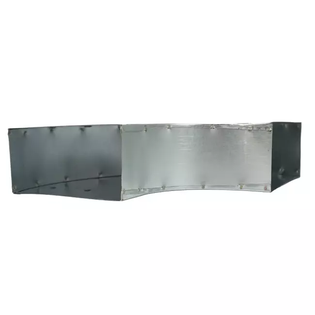 Bocht 90 graden 170x80 mm horizontaal tbv instortkanaal