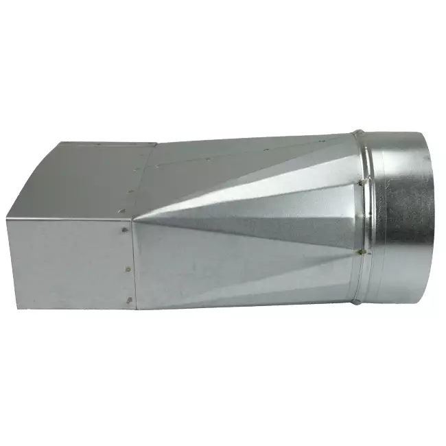 Verloopstuk 170x80 mm naar diameter 150 mm tbv instortkanaal