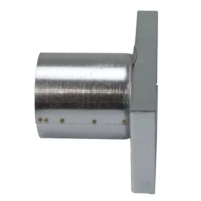 Couvercle 170x80 mm avec raccord de diamètre 80 mm pour le tuyau d'évacuation des fumées