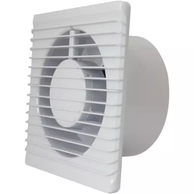 Badkamerventilator Ø 125 mm Wit - energy planet 125 S