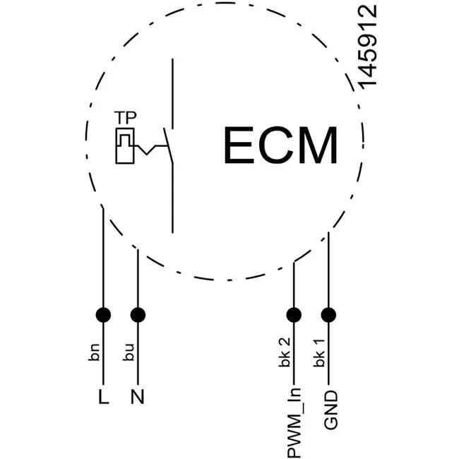 Buisventilator 125mm mixed-flow ETAMASTER - EM 125 EC 02