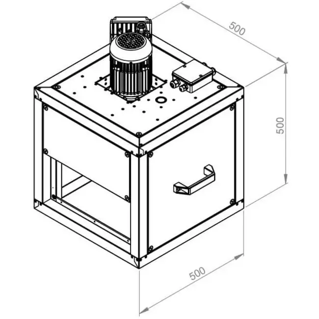 Boxventilator motor buiten lineaire flow - MPC 225 EC TI 30