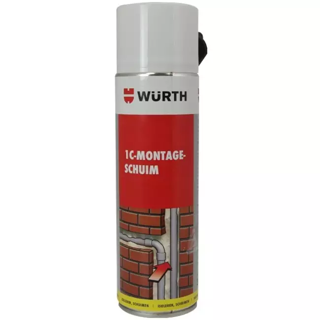 Bombe aérosol de mousse 500ml avec pipette