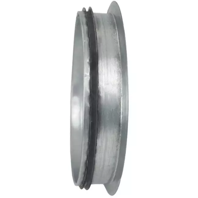 Jonction plate Ø 80 mm (90°) - Galvanisée