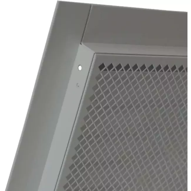 Grille métal industriel 150 x 200 mm zinc - MRF1520Zn
