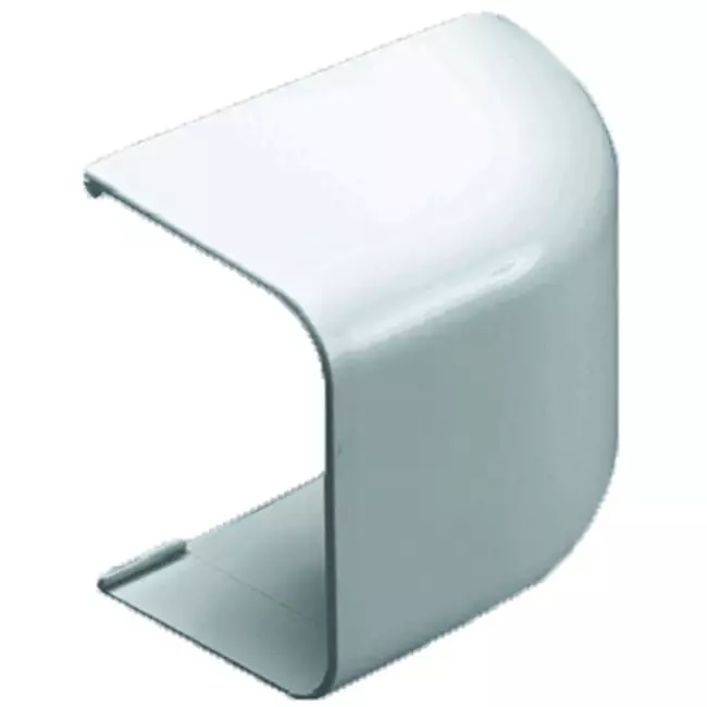 Climaplus airco leidinggoot Eindstuk 90x65mm RAL 9010 WIT
