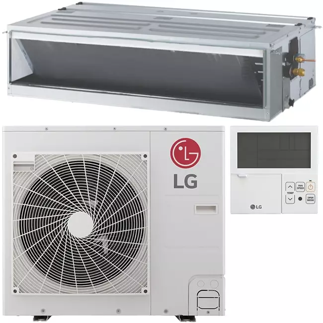 LG Mid static Inverter kanaal airco UM30F-S R32 8,0 kW set