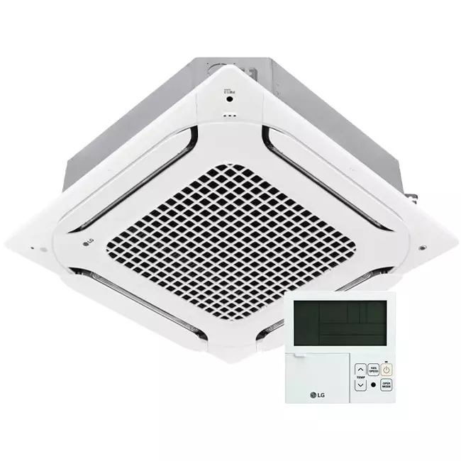 LG Inverter Cassette airco met afdekplaat CT12F R32 3,5 kW
