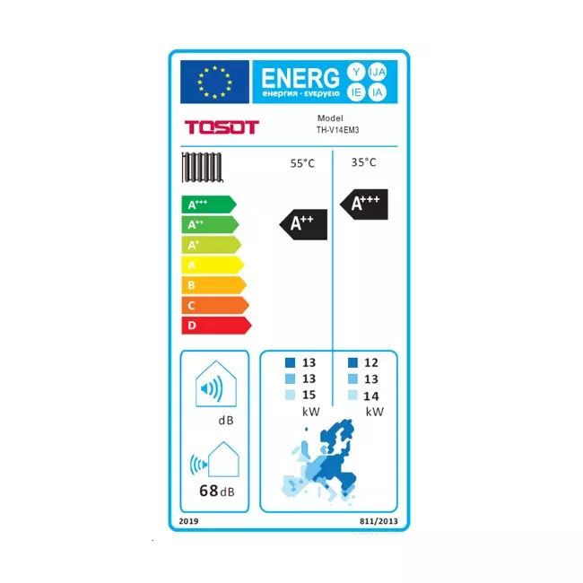 Tosot by GREE Versati IV Pompe à chaleur monobloc 400v R32 14 kW