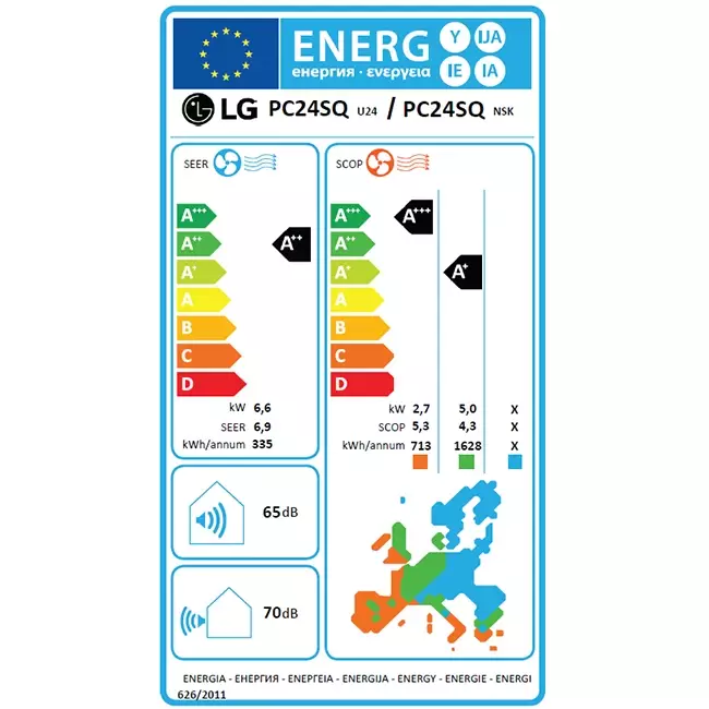 LG Standard Plus Smart Inverter climatiseur R32 7.0 kW set