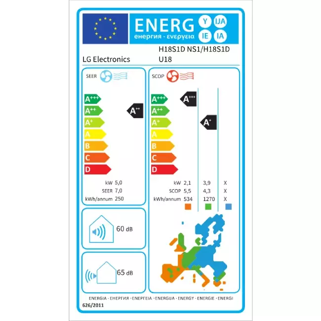 LG airco binnenunit DUALCOOL Deluxe R32 5,0 kW