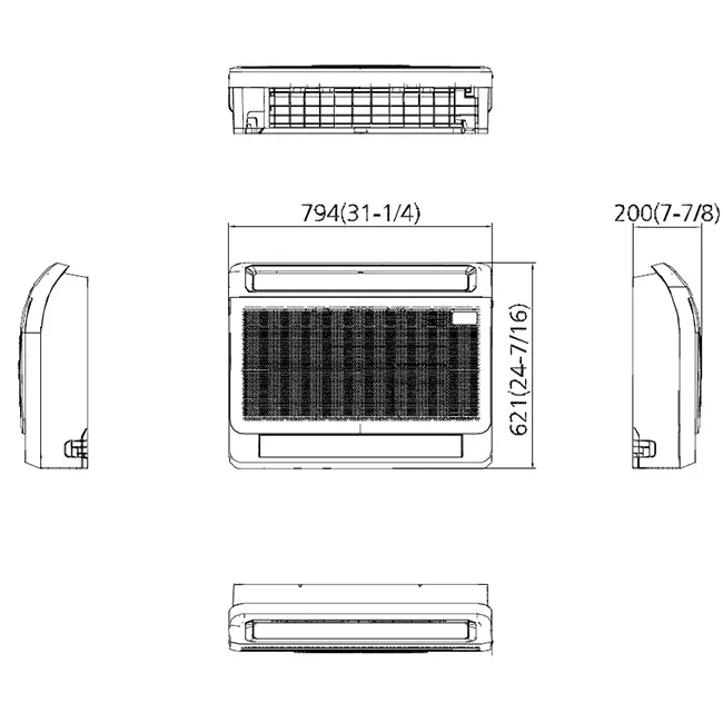 Maxicool Inverter Console airco R32 5,0 kW set
