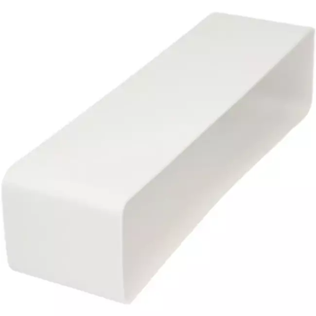 Raccord femelle carré en plastique  220x55 mm - KSF25