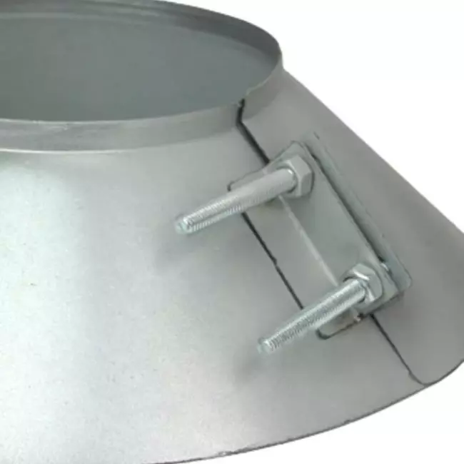 Stormkraag Ø 125mm - Regenrand spirobuis