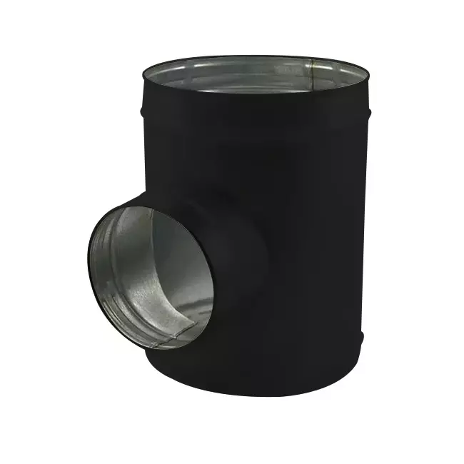 Spiro t-stuk diameter 315 mm - 160 mm (90 graden) (sendz. verz.) RAL9005