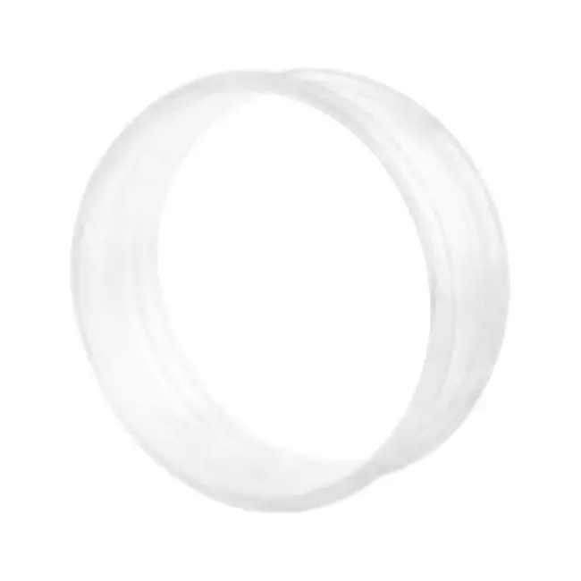 Coupleur mâle spiralé SAFE Ø 80 mm pour conduits rigides galvanisés - sur mesure RAL9010