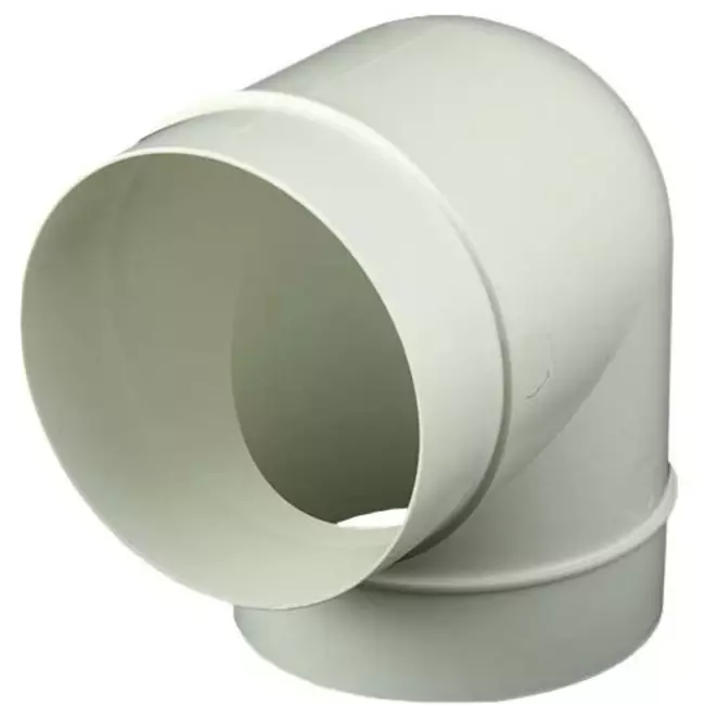 Coude rond en plastique à 90 ° diamètre : 150 mm AL150-90