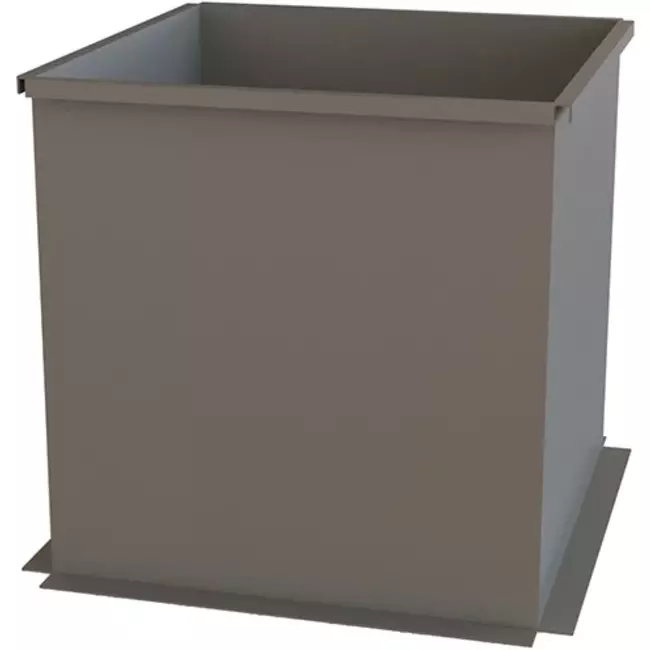 Alfa Compact Alu-Platte geneigt 400mm (2 - 60 Grad) (isoliert)