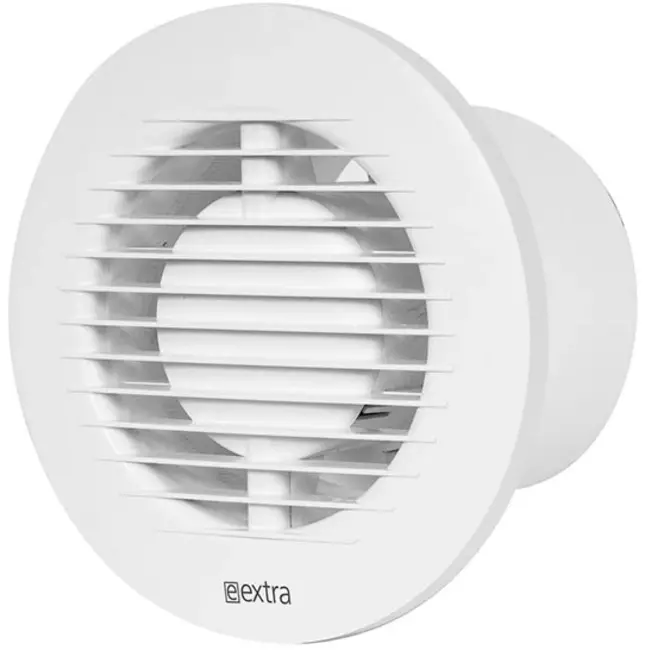 Badkamer ventilator rond Ø 100 mm wit - timer en vochtsensor - EA100HT