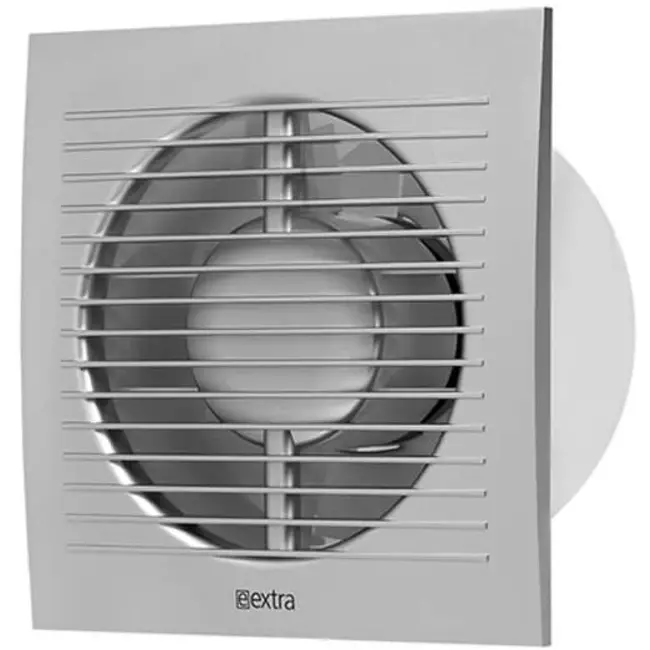Badkamerventilator Ø 100 mm Zilver - standaard EE100S