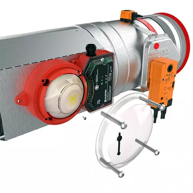 Rooksensor 24V voor ronde brandklep 560 mm - E-FDC A SSA D560 24