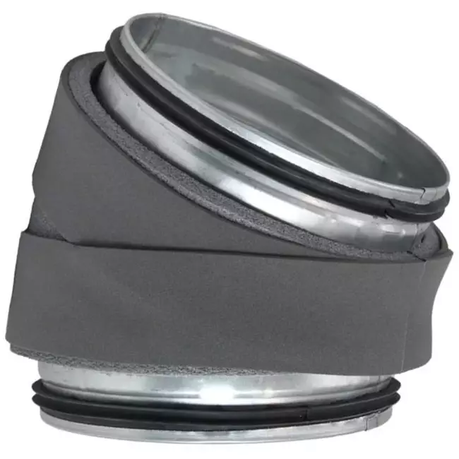 Thermoduct geïsoleerde bocht 30 graden diameter 250 mm