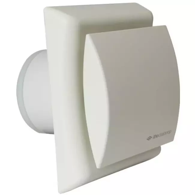 Itho Daalderop badkamerventilator Ø100 mm- wit BTV-N200