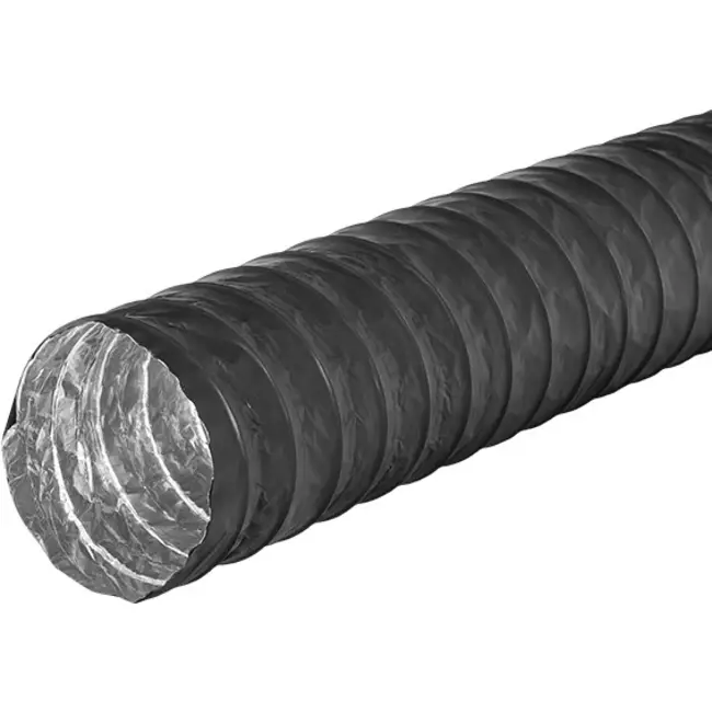 Combidec ventilatieslang aluminium met polyester buitenlaag ZWART Ø 100 mm (10 meter)