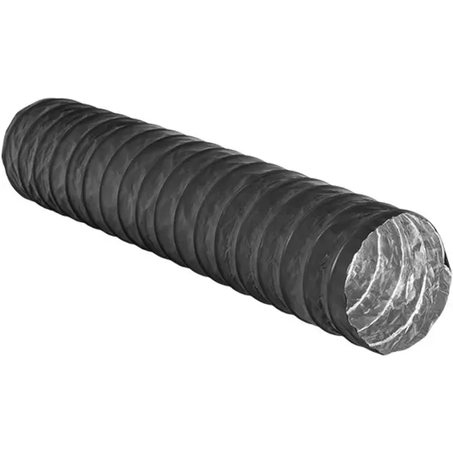 Combidec ventilatieslang aluminium met polyester buitenlaag ZWART Ø 100 mm (10 meter)