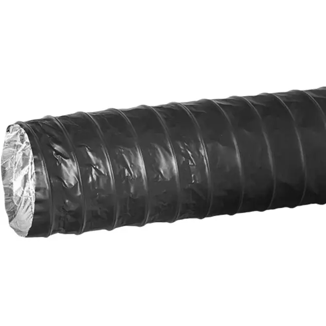 Combidec ventilatieslang aluminium met polyester buitenlaag ZWART Ø 100 mm (10 meter)