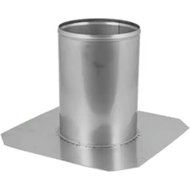 Dakdoorvoer voor buis diameter 450 mm plat dak INOX