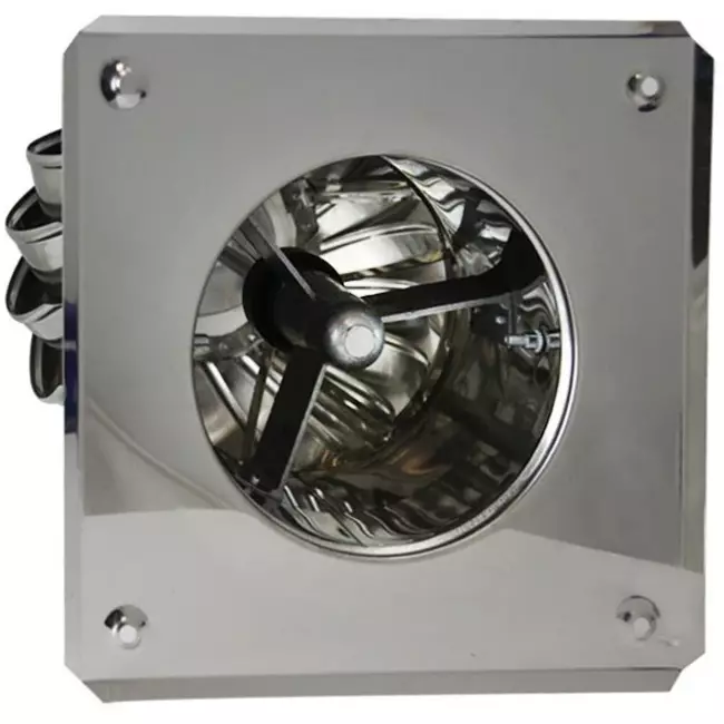 Windgedreven dakventilator Cowl 200 mm RVS inclusief plakplaat - 115m3/h