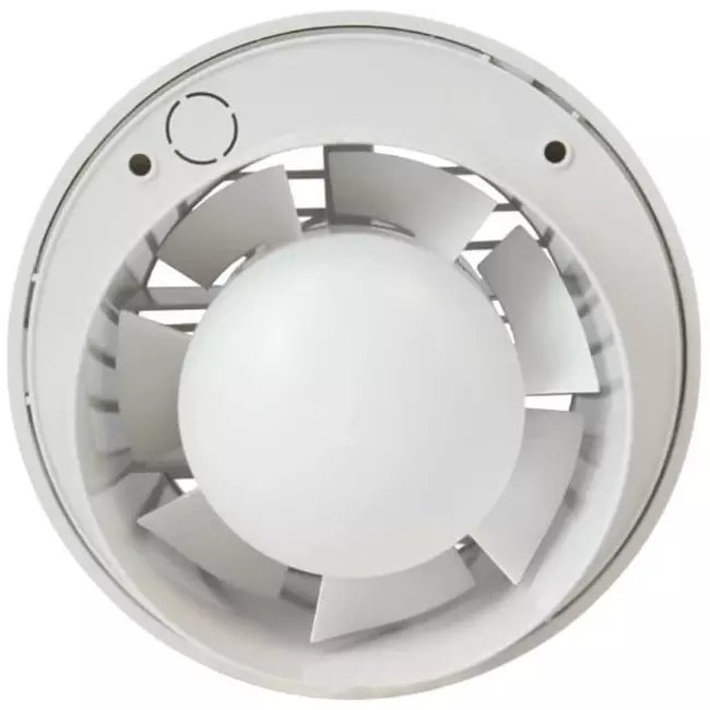 Badkamer ventilator rond Ø 100 mm wit - timer en vochtsensor - EA100HT