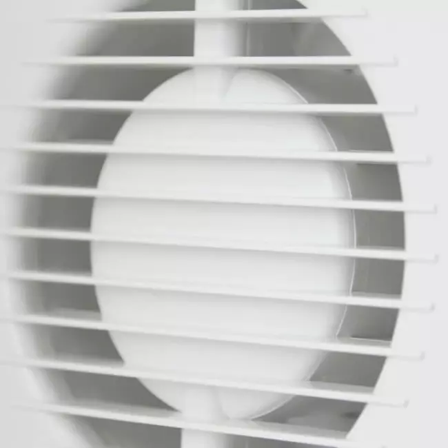 Badkamer ventilator rond Ø 100 mm wit - timer en vochtsensor - EA100HT