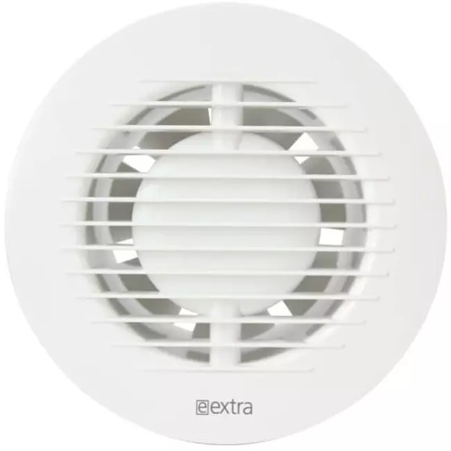 Badkamer ventilator rond Ø 100 mm wit - timer en vochtsensor - EA100HT