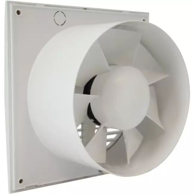 Badkamer ventilator Ø 150 mm Wit met timer en vochtsensor - EE150HT