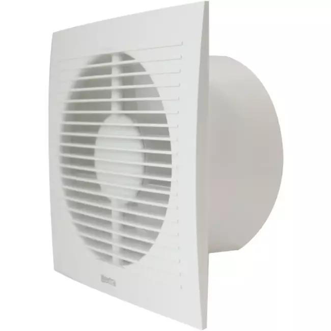 Badkamer ventilator Ø 150 mm Wit met timer en vochtsensor - EE150HT