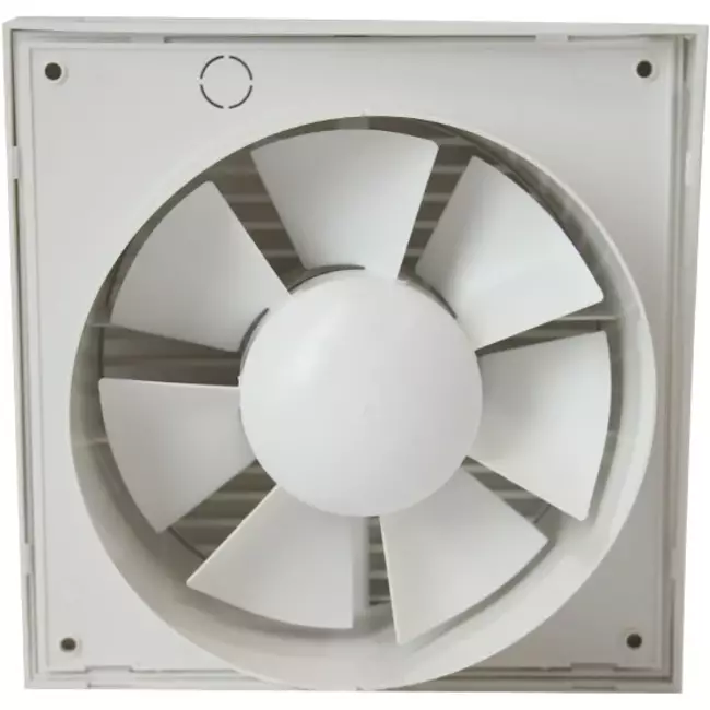 Badkamerventilator Ø 125mm wit met timer en vochtigheidssensor - Design EET125HT