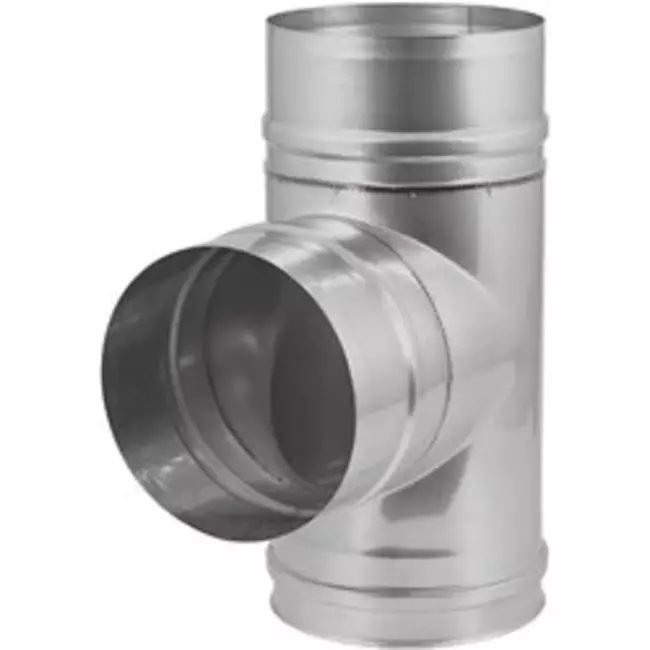 EW diameter 180 mm T-stuk 90 gr I316L (D0,5)