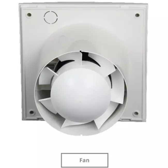 Europlast decentrale WTW-unit 100 mm met schakelaar