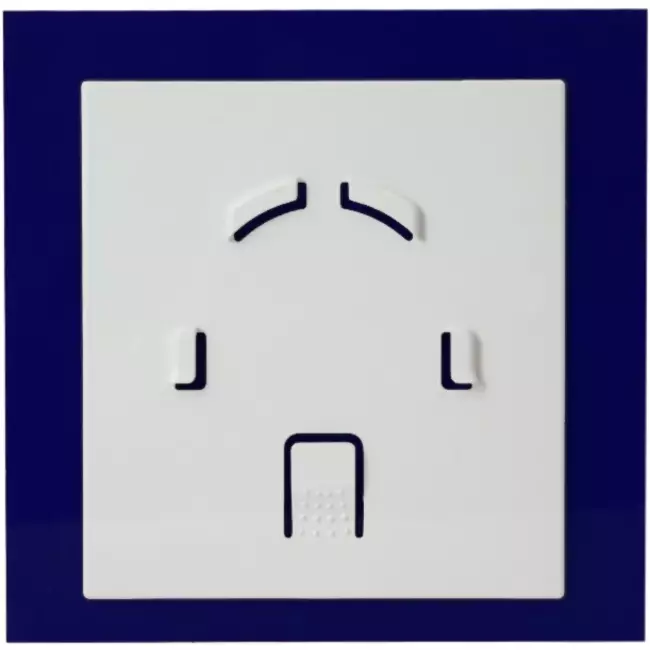 Air Roxy badkamerventilator met aansluitdiameter 125 mm met timer – kunststof front blauw