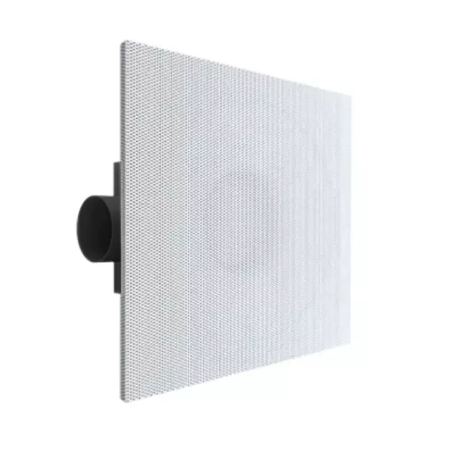 Geperforeerd instelbaar plafondrooster voor toevoer 594x594 - geïsoleerd plenum zijaansluiting Ø 125 mm