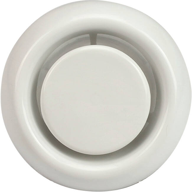 Ventilatie afvoer ventiel 100mm met klemveren - AVP-C100
