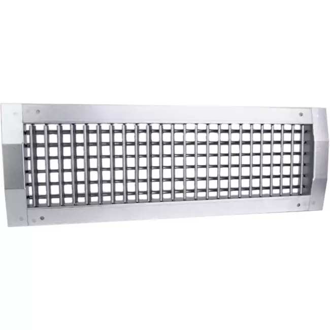 Grille de conduit à double réglage 425x325 mm pour soufflage d'air - conduit rigide galvanisé de diamètre 900-2400 mm